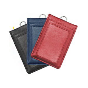 Magnetic Pocket PU ID Holder-