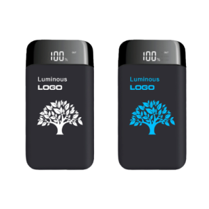 Atlantis Light Up Logo Power Bank with Wireless charger