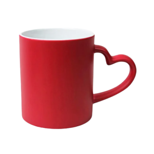Magic Mug With Heart Handle
