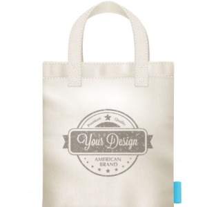 White Fabric Bag A4 - Digital
