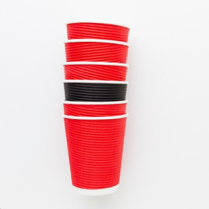 12oz Custom Printed Double Wall Insulated Paper Cup Without Lid
