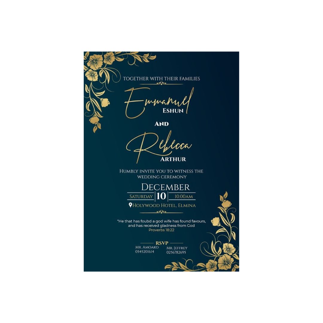Invitation Cards Premium Finishes