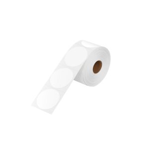 Round Labels PP Plastic Sticker With Lamination 1000 Labels/Roll
