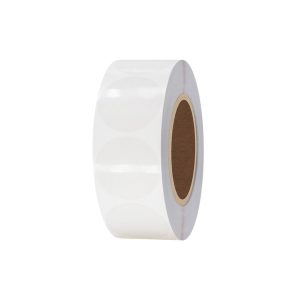 Round Labels PP Plastic Sticker Without Lamination 1000 Labels/Roll