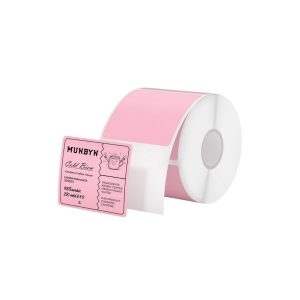 Square Labels PP Plastic Sticker Without Lamination 1000 Labels/Roll
