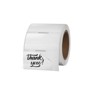 Square Labels Semi Glossy Paper With Lamination 1000 Labels/Roll