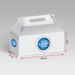 Food box with handle H 15XW 15 X L 25Cm