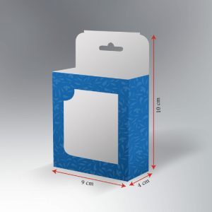 Hanging box with window H 10 X W4 X L9Cm